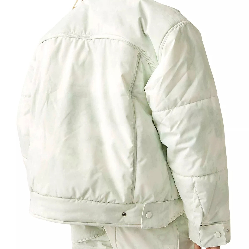 Free People Mountain Mist Sage Combo Bunny Slope Ski Jacket and Pants Size M NWT - Picture 2 of 9